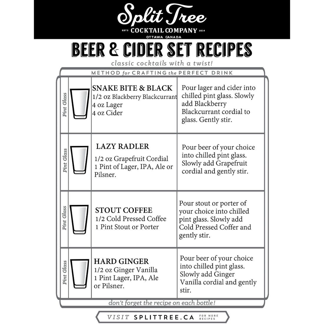 Beer and Cider Set