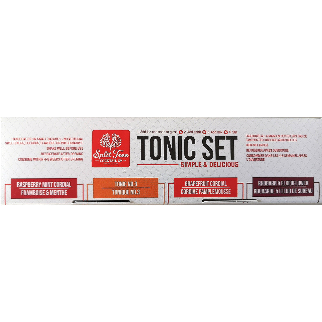 TONIC SET Gift Box - 4 Flavours -4 x 60ml